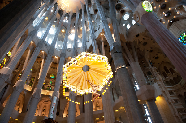 La Sagrada Familia Gaudi architecture Barcelona Spain