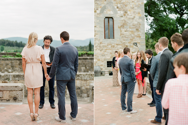 Tuscan wedding at the Castello di Vincigliata Florence Italy