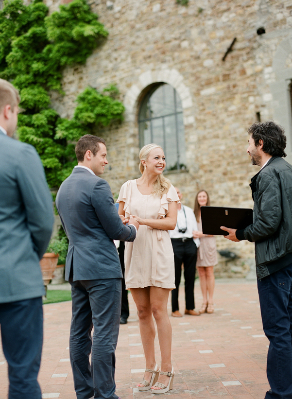Tuscan wedding at the Castello di Vincigliata Florence Italy