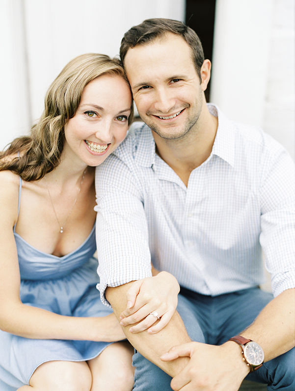 Stephanie and Alex's Engagement Session at the Cumberland Museum