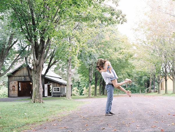 Stephanie and Alex's Engagement Session at the Cumberland Museum
