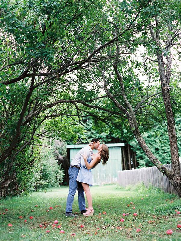 Stephanie and Alex's Engagement Session at the Cumberland Museum