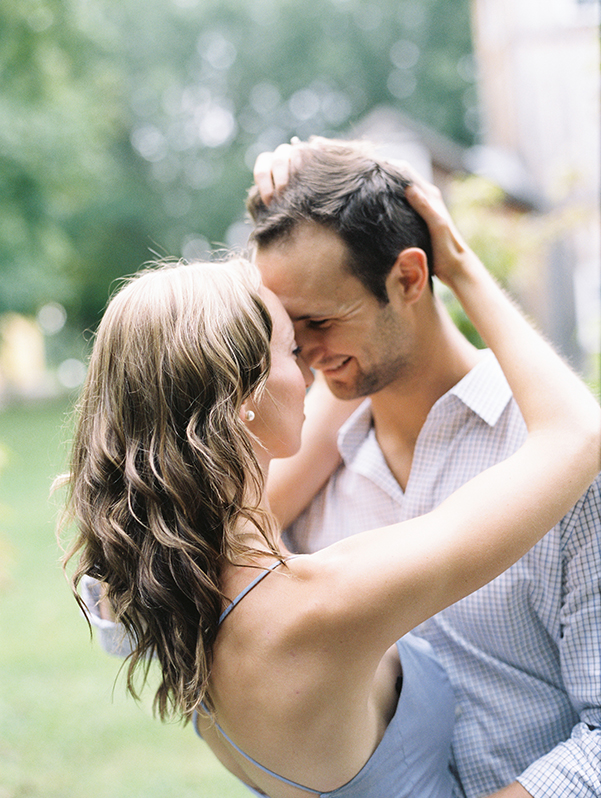 Stephanie and Alex's Engagement Session at the Cumberland Museum